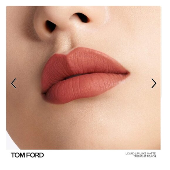Tom Ford Liquid Lip Luxe Matte - 131 Burnt Peach - Picture 3 of 4